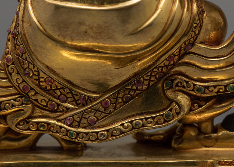 Mahakala  Bernagchen | Gold Plated Mahakala Statue