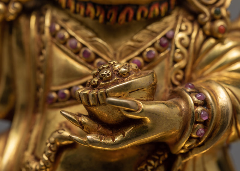 Mahakala  Bernagchen | Gold Plated Mahakala Statue