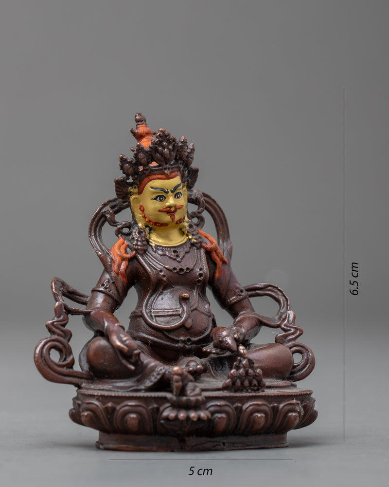 Miniature Dzambhala Sculpture | Buddhist Ritual Art