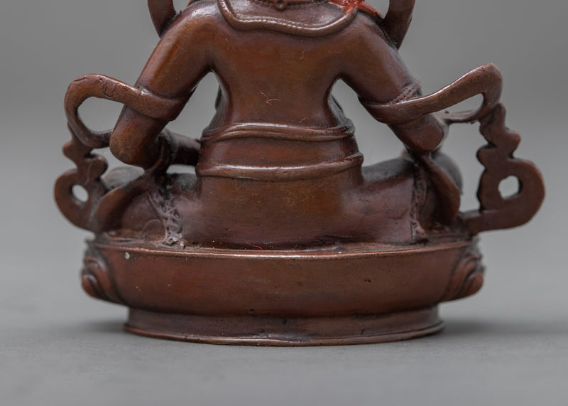 Miniature Dzambhala Sculpture | Buddhist Ritual Art