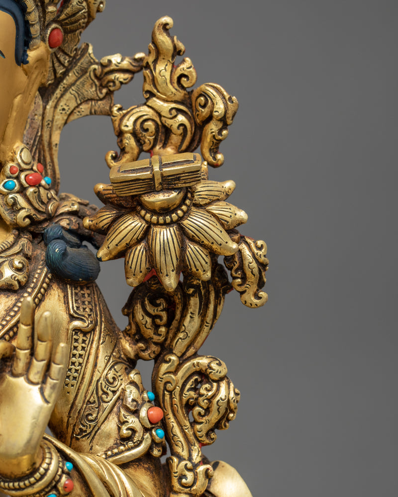 Manjushri Indoor Statue | Bodhisattva Wisdom Deity