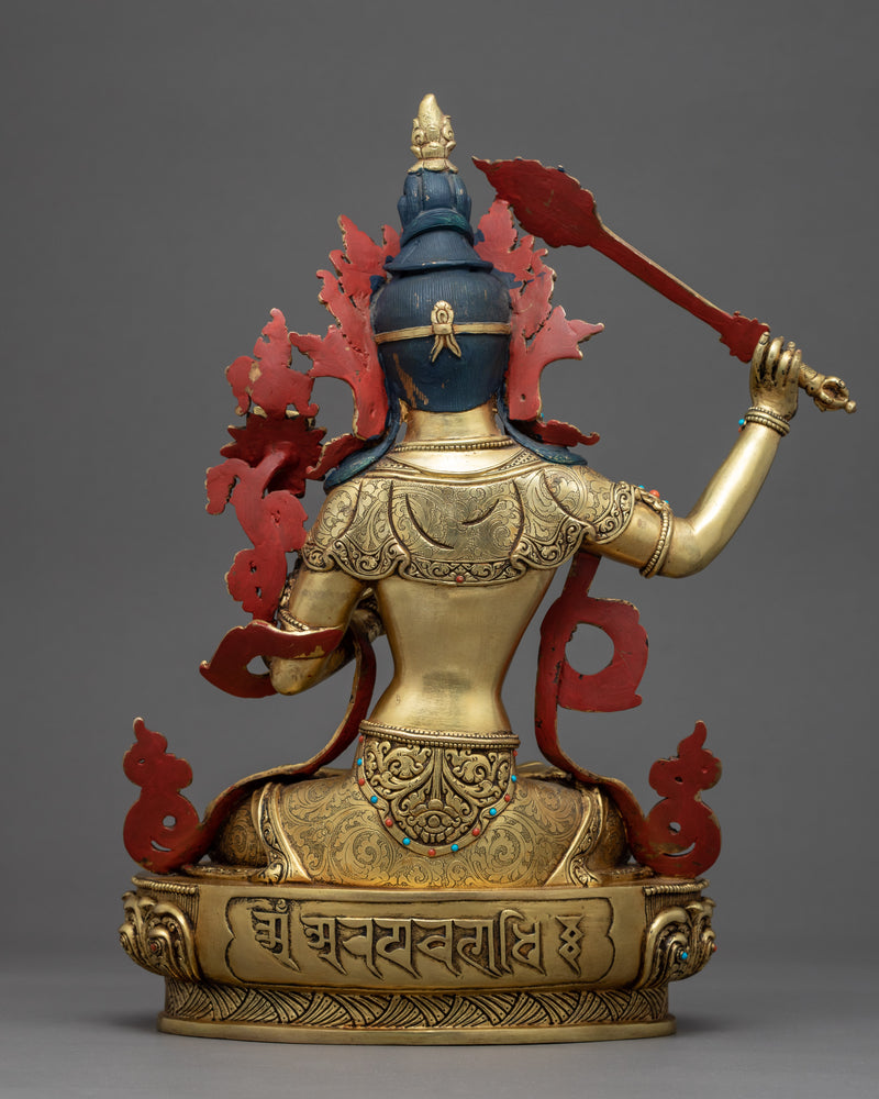 Manjushri Indoor Statue | Bodhisattva Wisdom Deity