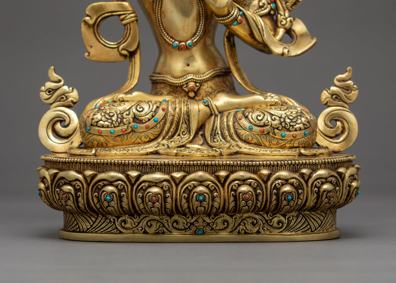 Manjushri Indoor Statue | Bodhisattva Wisdom Deity
