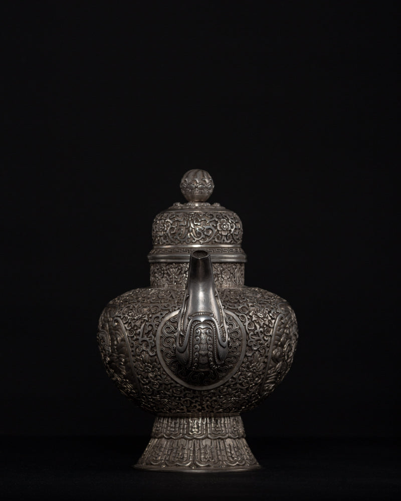 Traditional Tea Pot with Dragon | Ming Dynasty Inspired Artwork