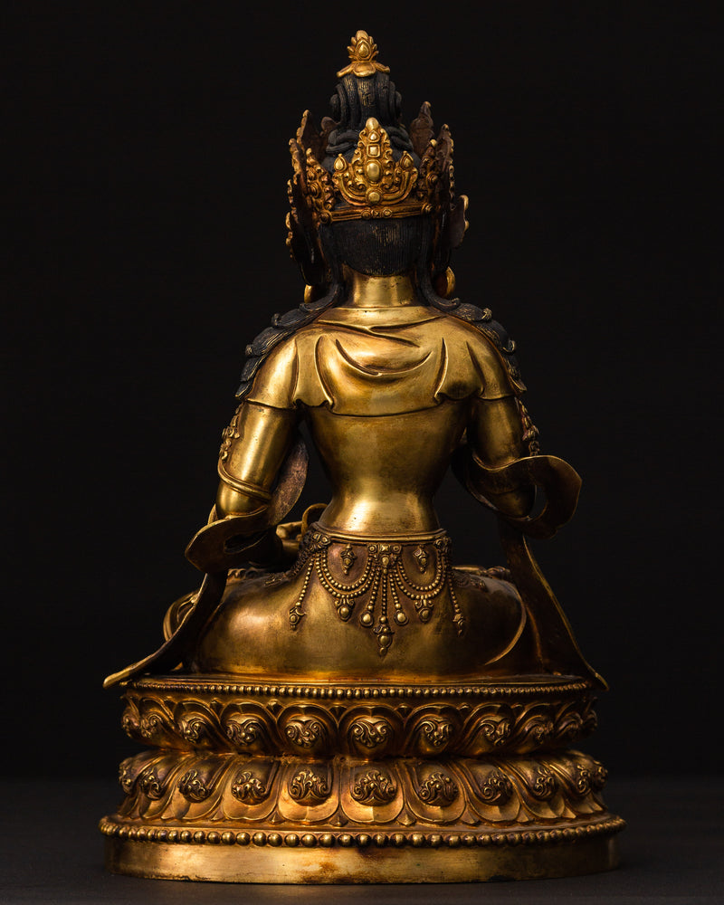 Vajrasattva Statue | Ming Dynasty Inspired Rare Sculpture