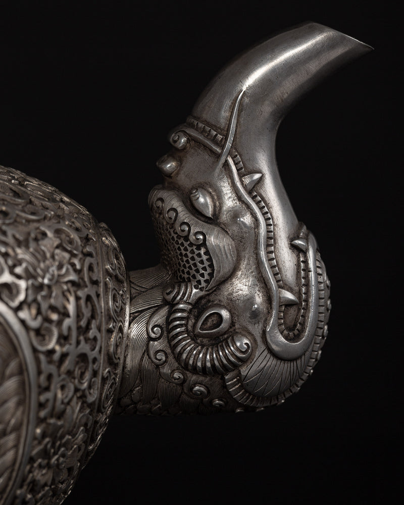 Traditional Tea Pot with Dragon | Ming Dynasty Inspired Artwork