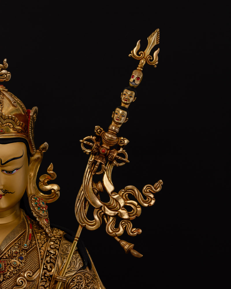 Guru Padmasambhava Statue | Born from Lotus Master