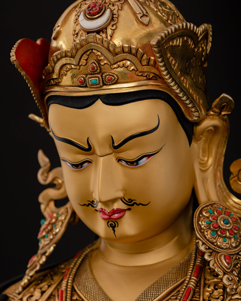 Guru Padmasambhava Statue | Born from Lotus Master
