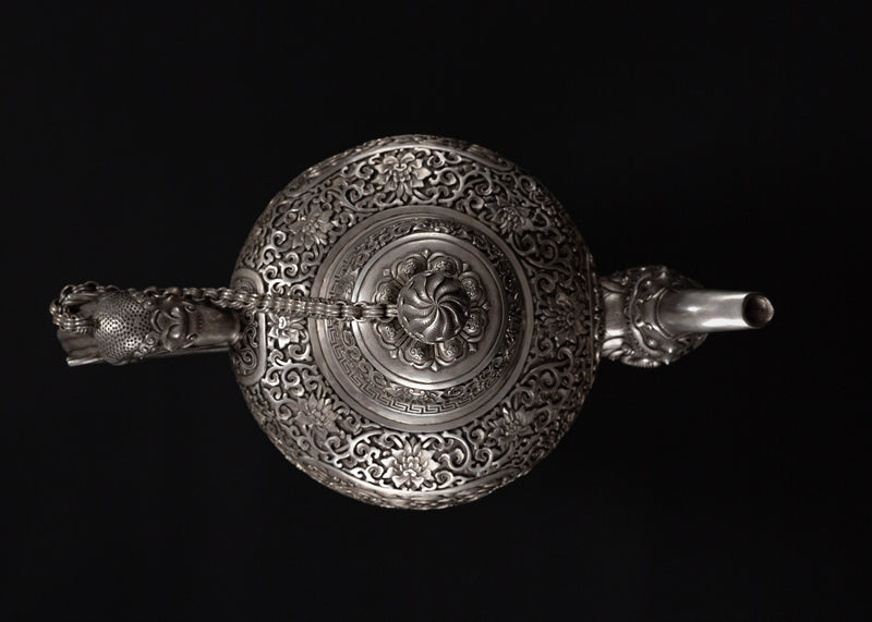 Traditional Tea Pot with Dragon | Ming Dynasty Inspired Artwork