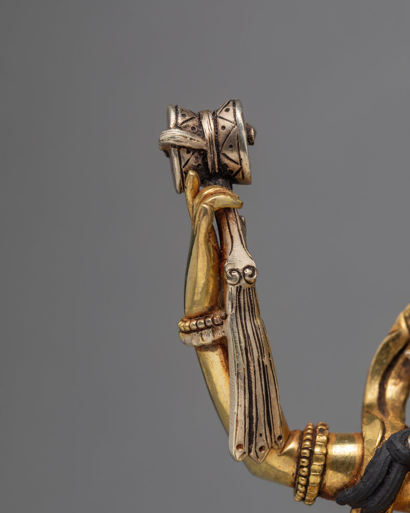 Machig Labdron Statue | Dakini Statue | Hand carved 24K Gold Gilded Statue