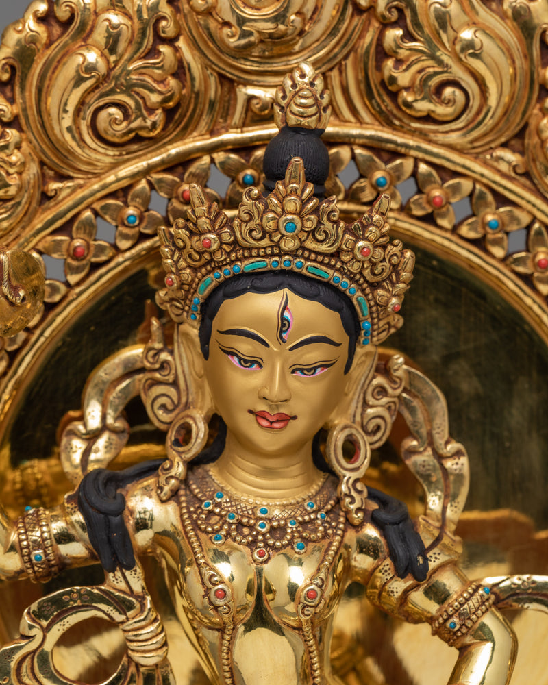 Machig Labdron Statue | A Fearless Dakini Statue | Yogini of Tibet