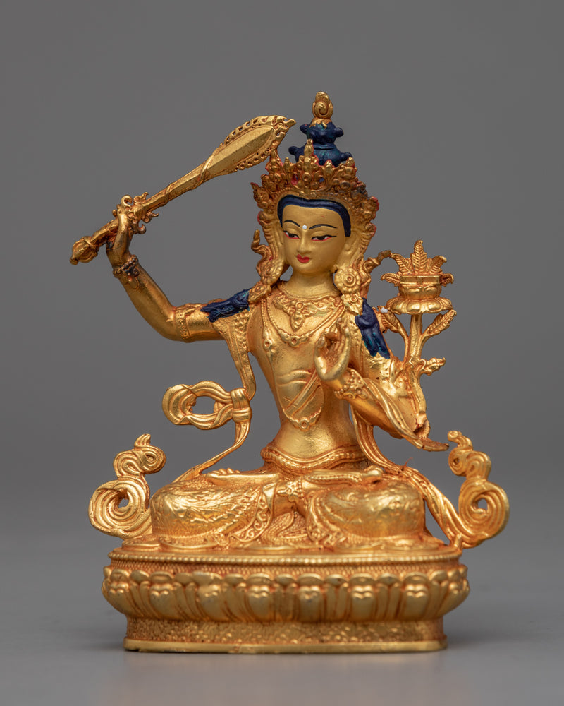 Manjushri, Bodhisattva of Wisdom Statue | Machine Made Replica Buddhist Statue
