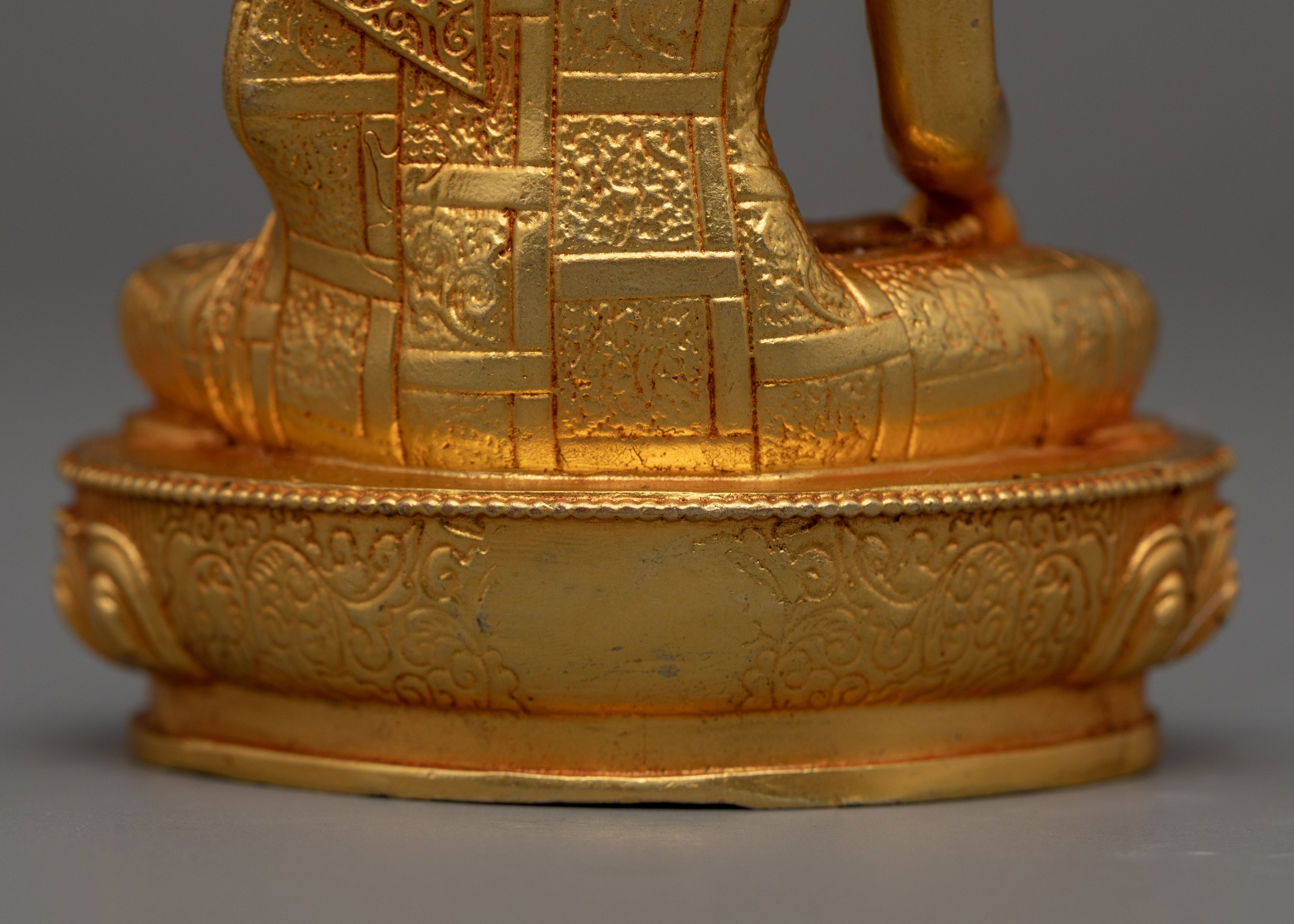 Shakyamuni Buddha Statue | Gold Gilded Buddhist Statue Made in Nepal