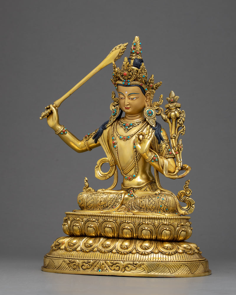 Manjushri Bodhisattva Sculpture