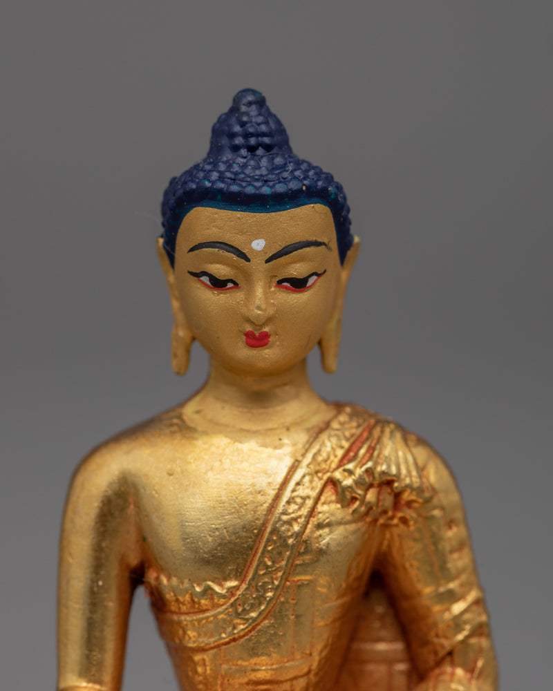Machine-Made Shakyamuni Buddha Statue | Historical Buddha Sculpture for Spiritual Healing