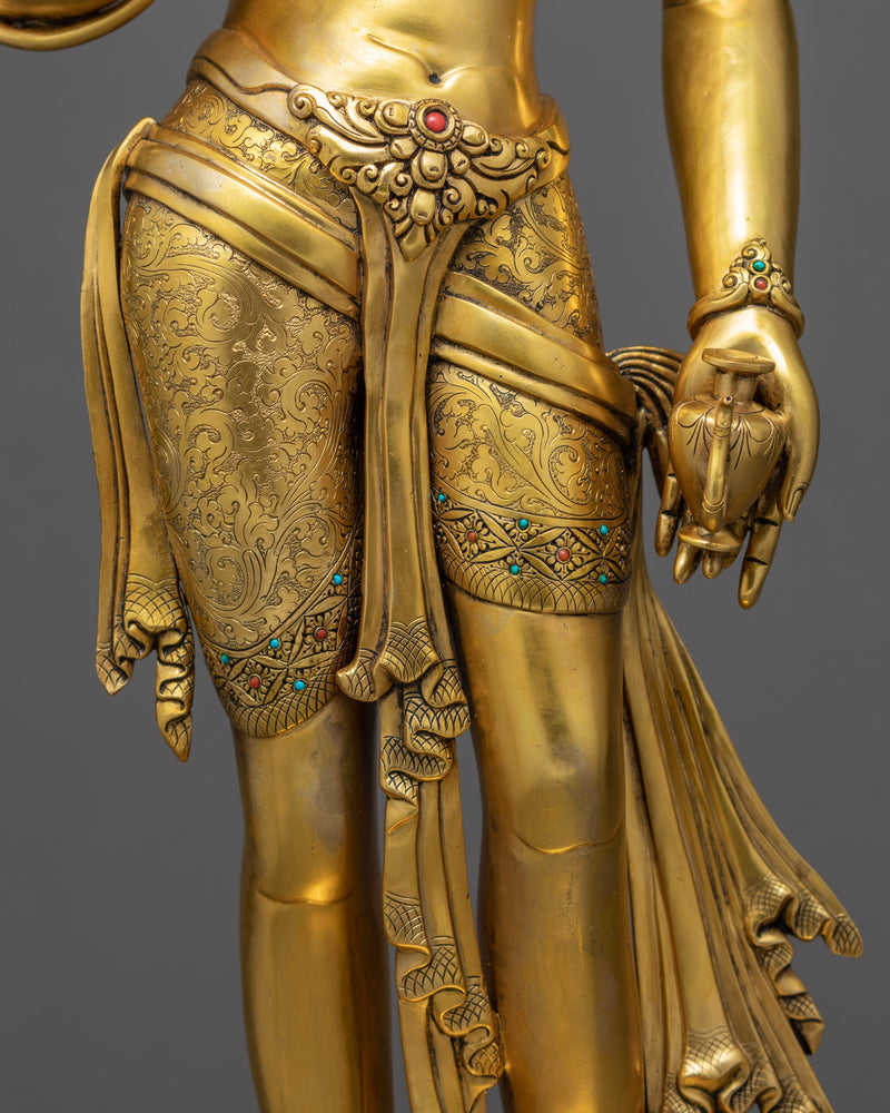 Standing Maitreya Buddha | Traditional Buddhist Art