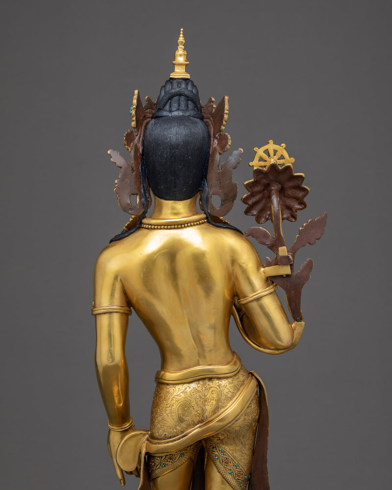 Standing Maitreya Buddha | Traditional Buddhist Art