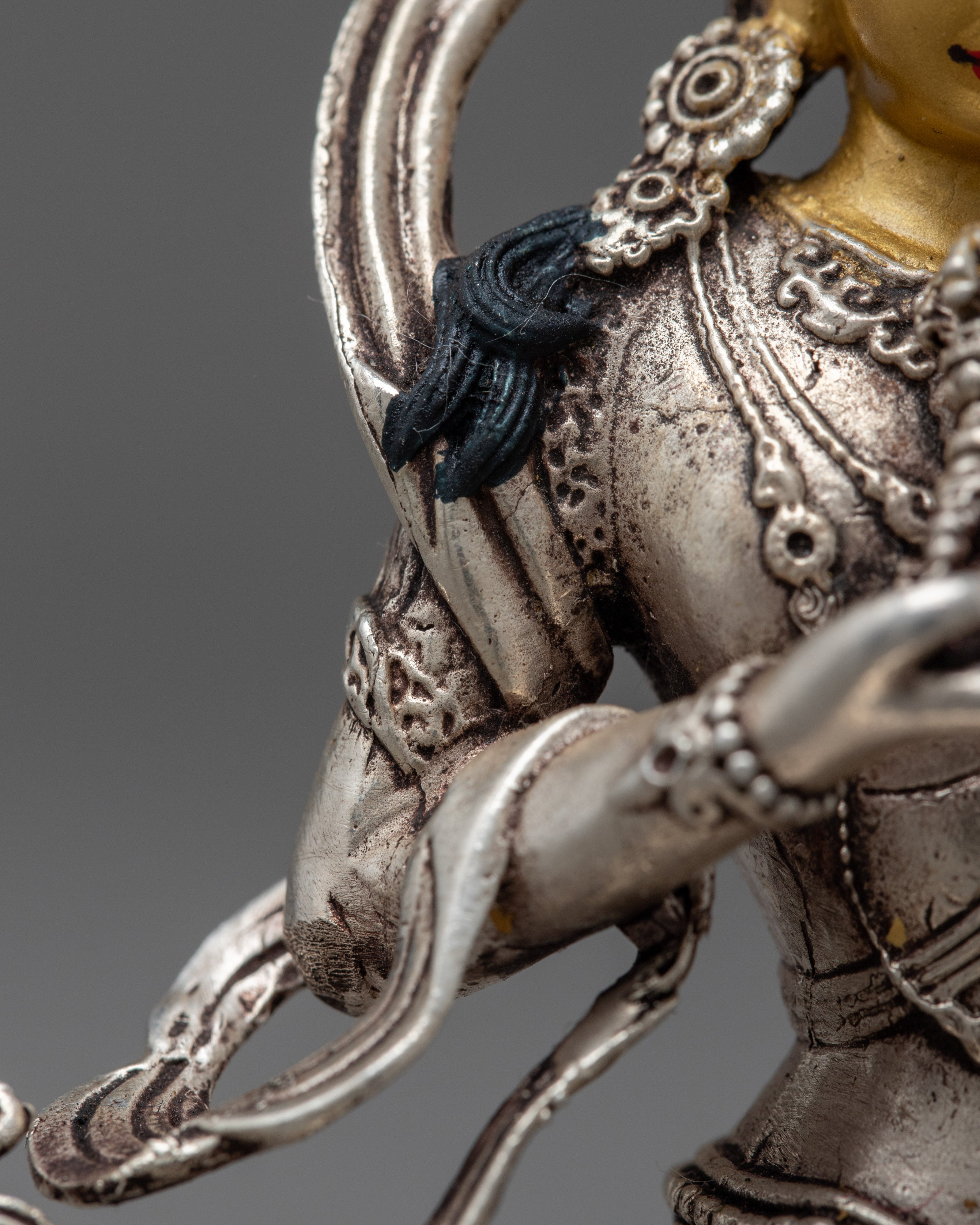 Vajrasattva Mini Statue | Traditional Dorje Sempa Art