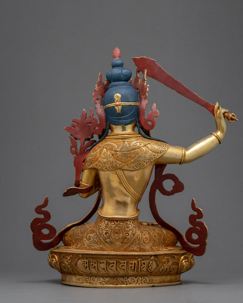 Wisdom Deity Manjushri | Buddhist Bodhisattva Statue