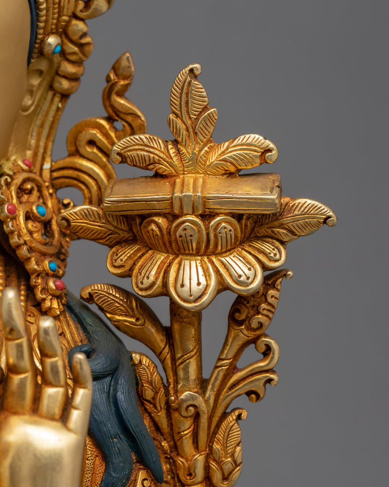 Wisdom Deity Manjushri | Buddhist Bodhisattva Statue