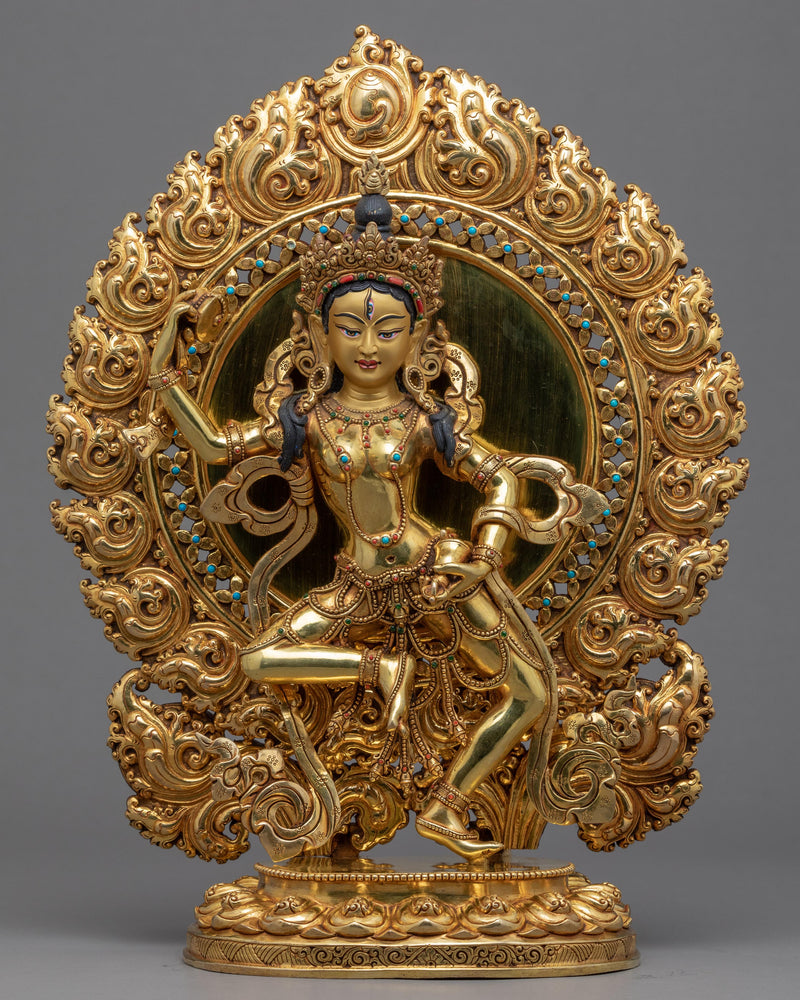 Machig Labdron Gold Sculpture