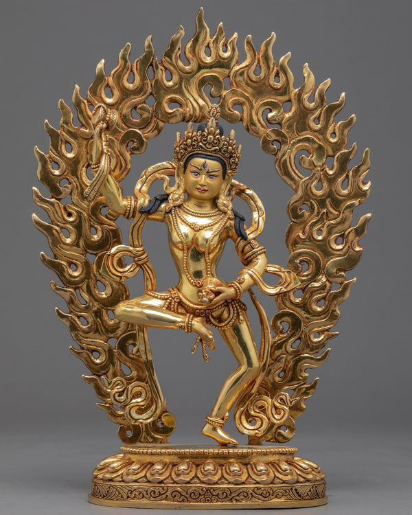 Machig Labdron Gold Statue 