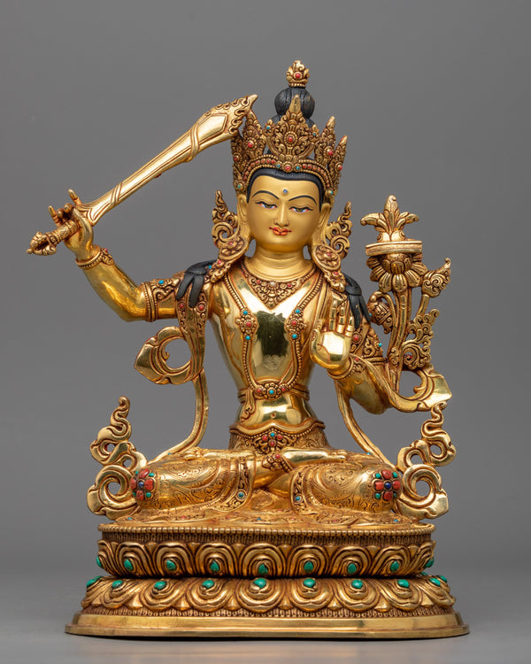 Manjushri Bodhisattva statue 