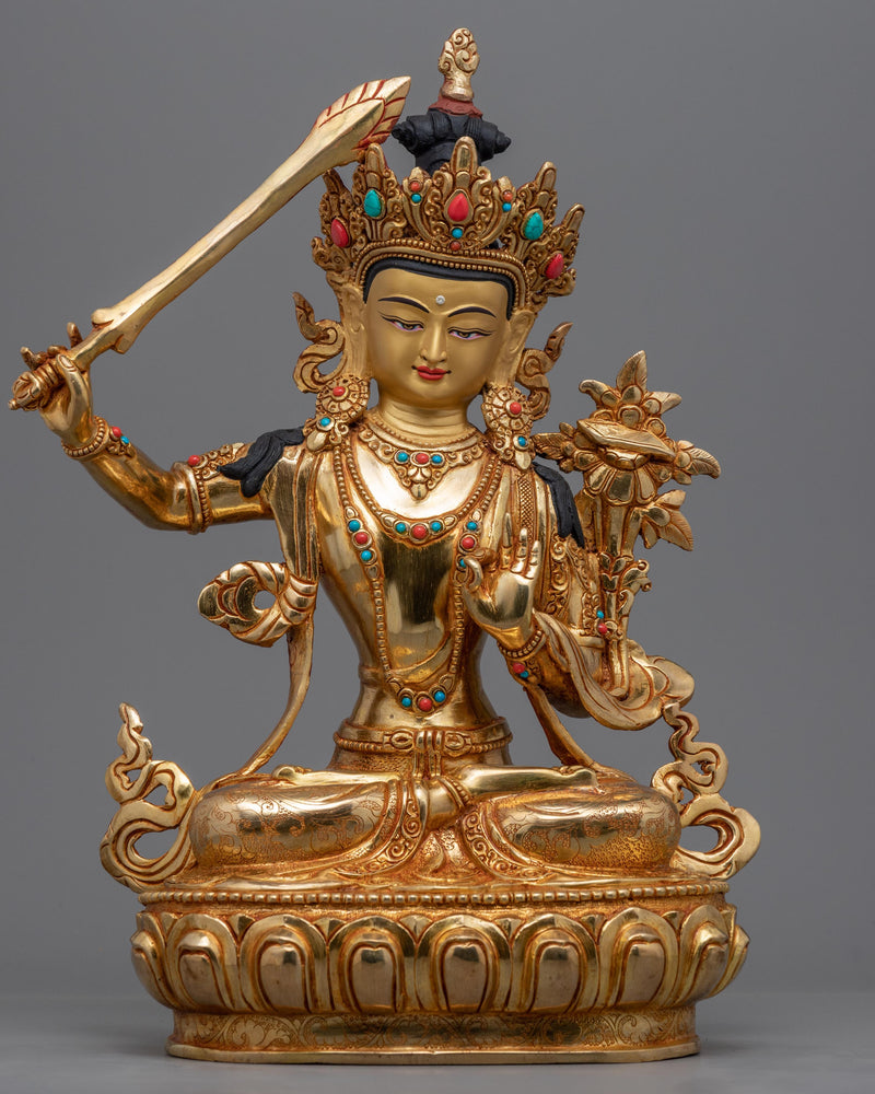 manjushri bodhisattva statue