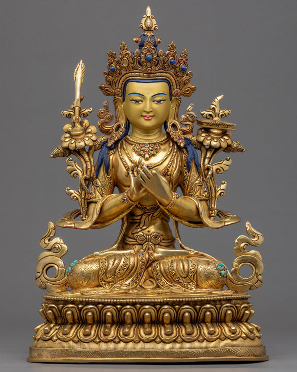 Manjushri Bodhisattva Of Wisdom Statue