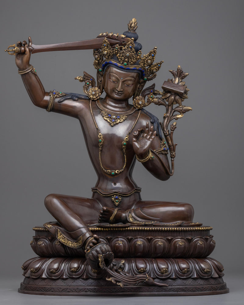manjushri bodhisattva mantra Statue