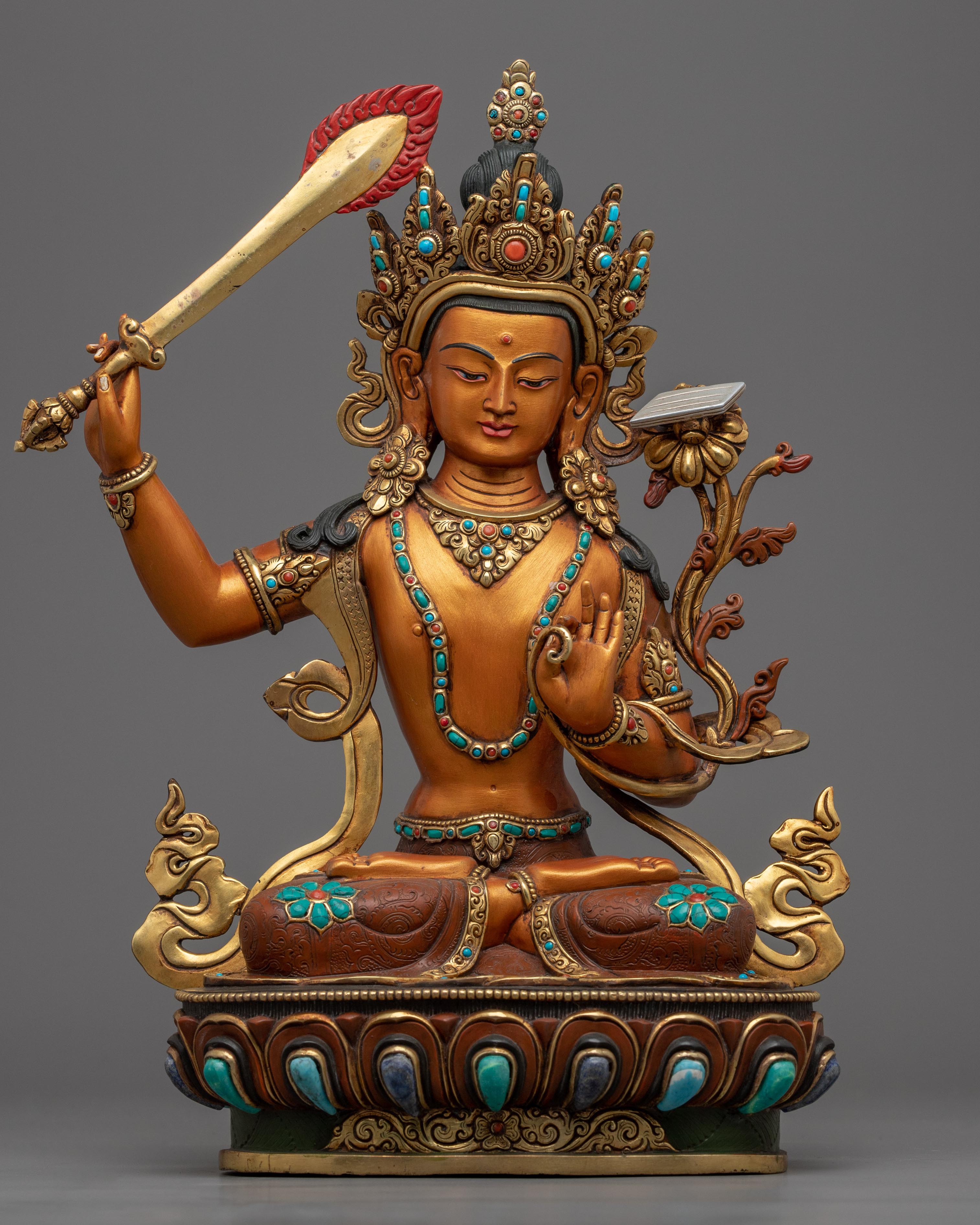 Manjushri bodhisattva statue 
