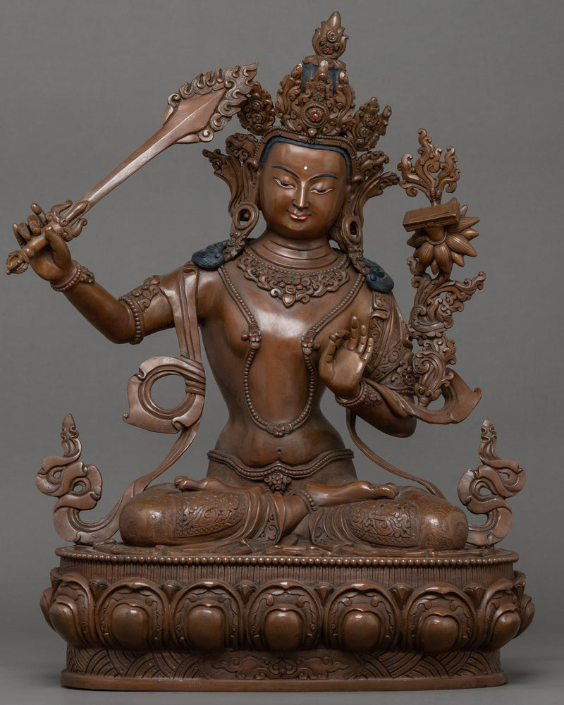 Manjushri Buddha Sculpture 