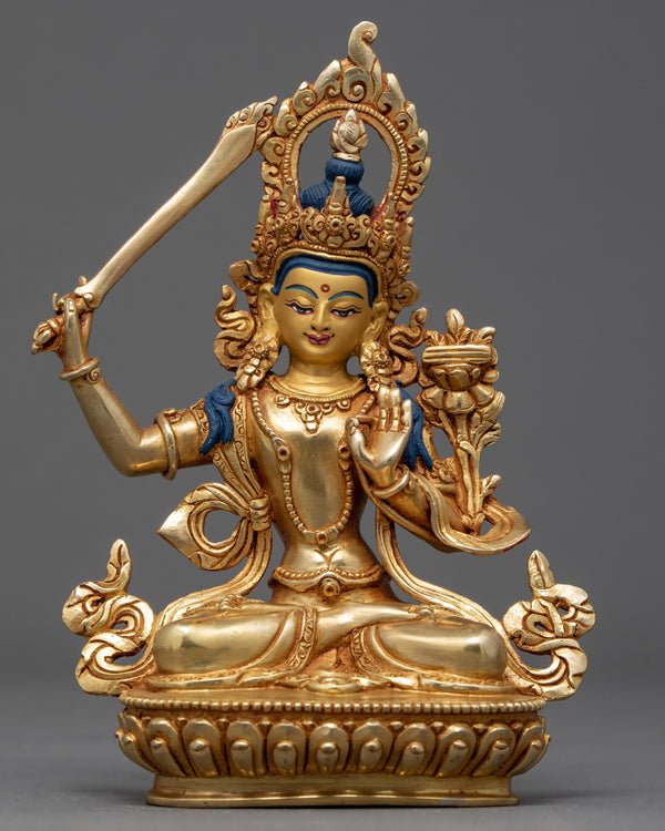 Peaceful Manjushri Statue