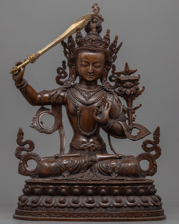 manjushri-buddha-mantra-sculpture