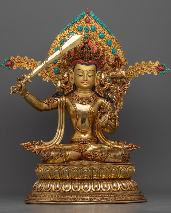 manjushri-buddhism-sculpture