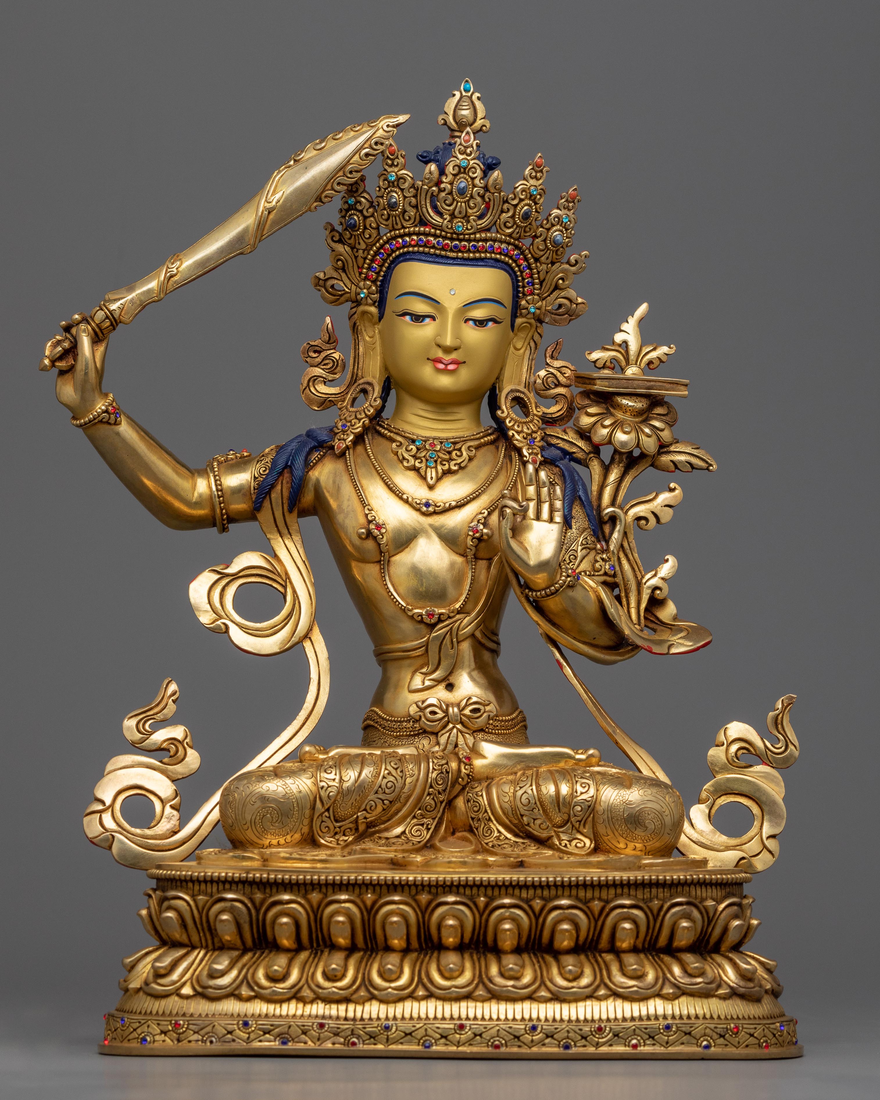 Manjushri Statue for Manjushri Incense 