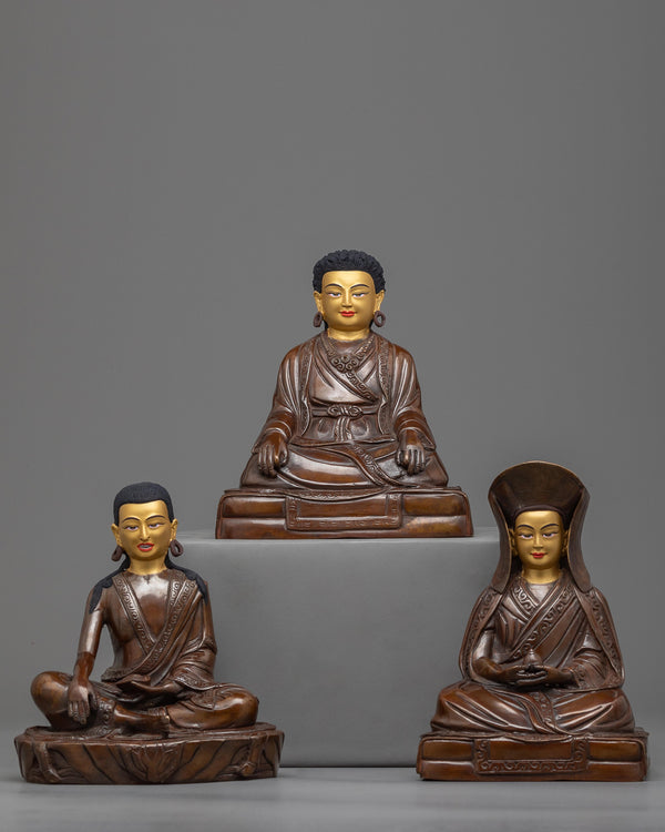 Buddhist Teachers Statue Set