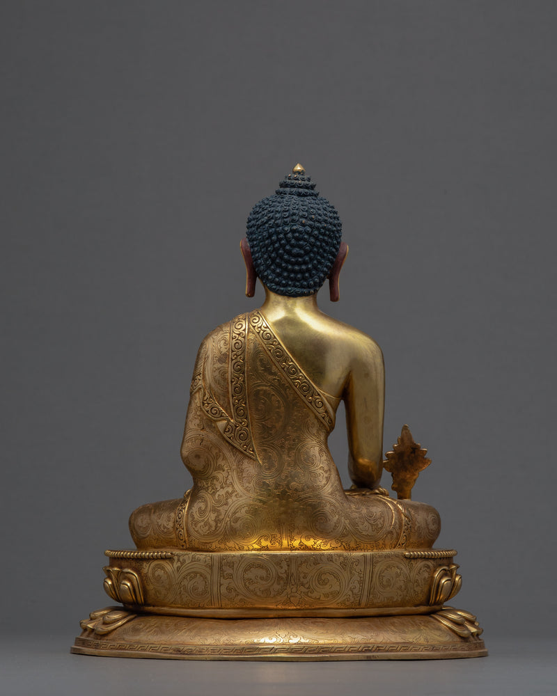 Medicine Buddha Statue | Hand-carved Healing Buddha Figurine