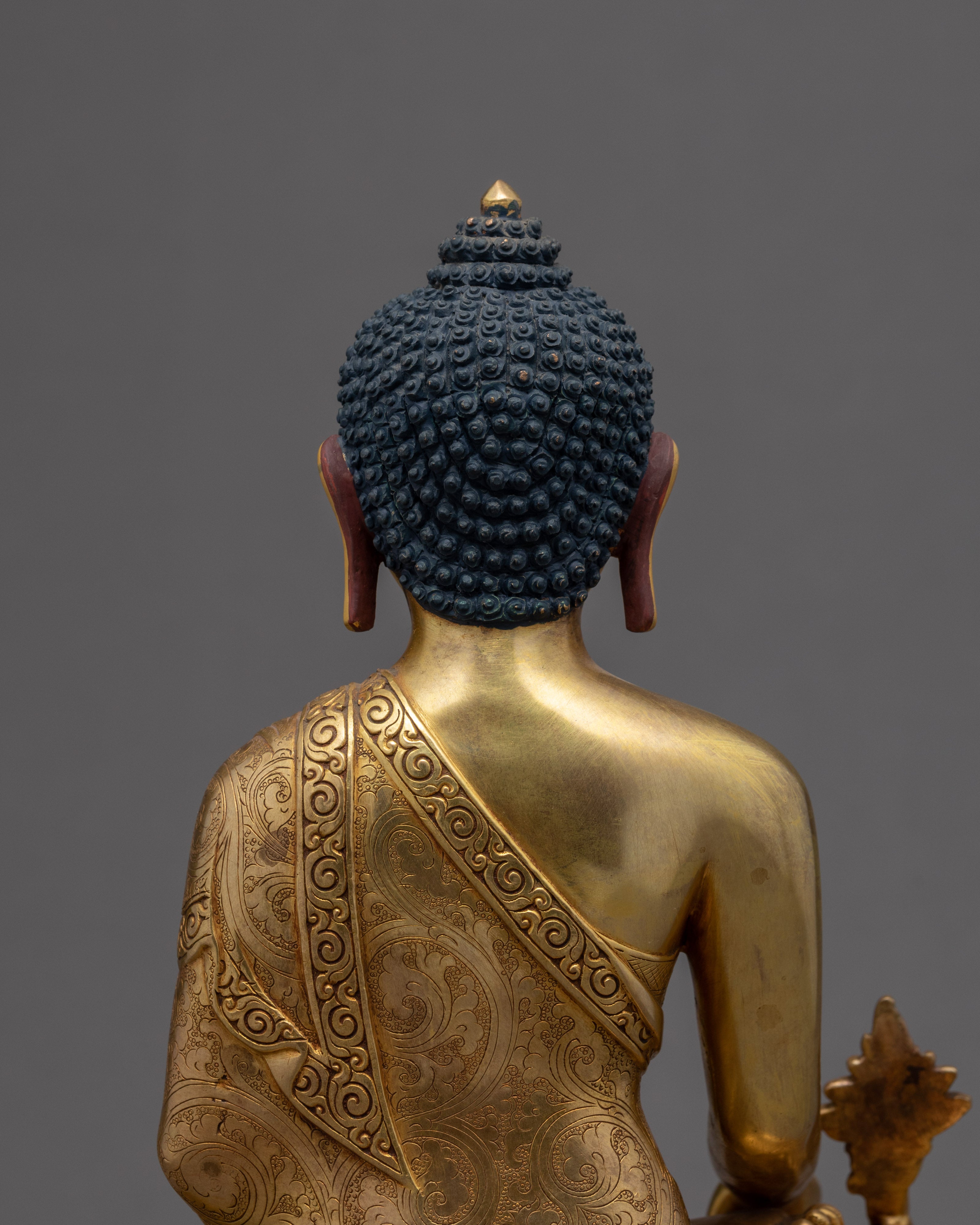 Medicine Buddha Statue | Hand-carved Healing Buddha Figurine