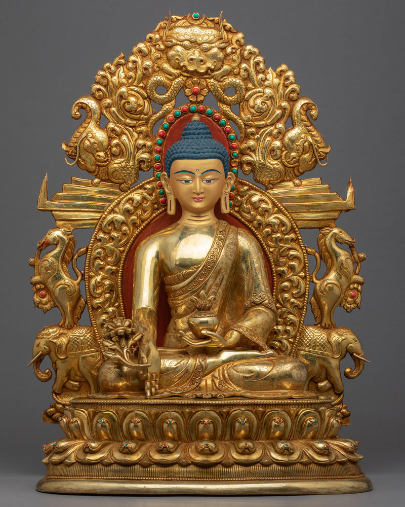 The Medicine Buddha Sculpture 