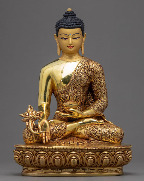 Blue Buddha Medicine Statue