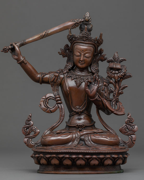 Rare Manjushri Statue 