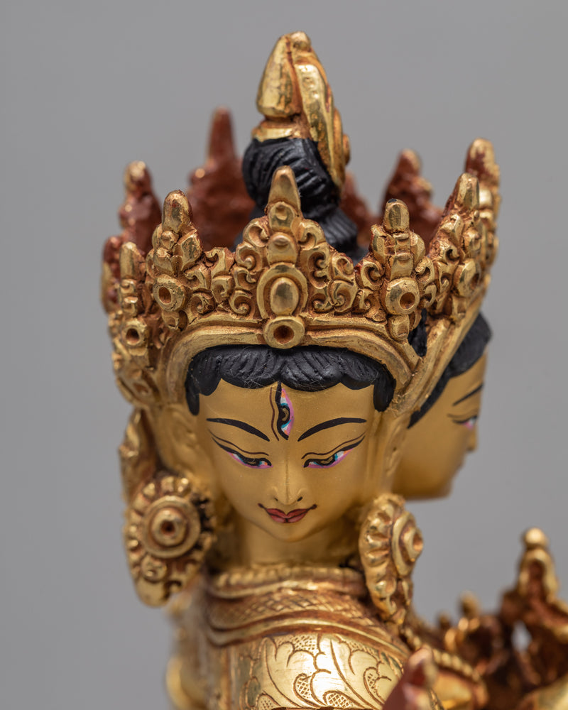 Namgyalma Hand-carved Statue | Deity of LongLife