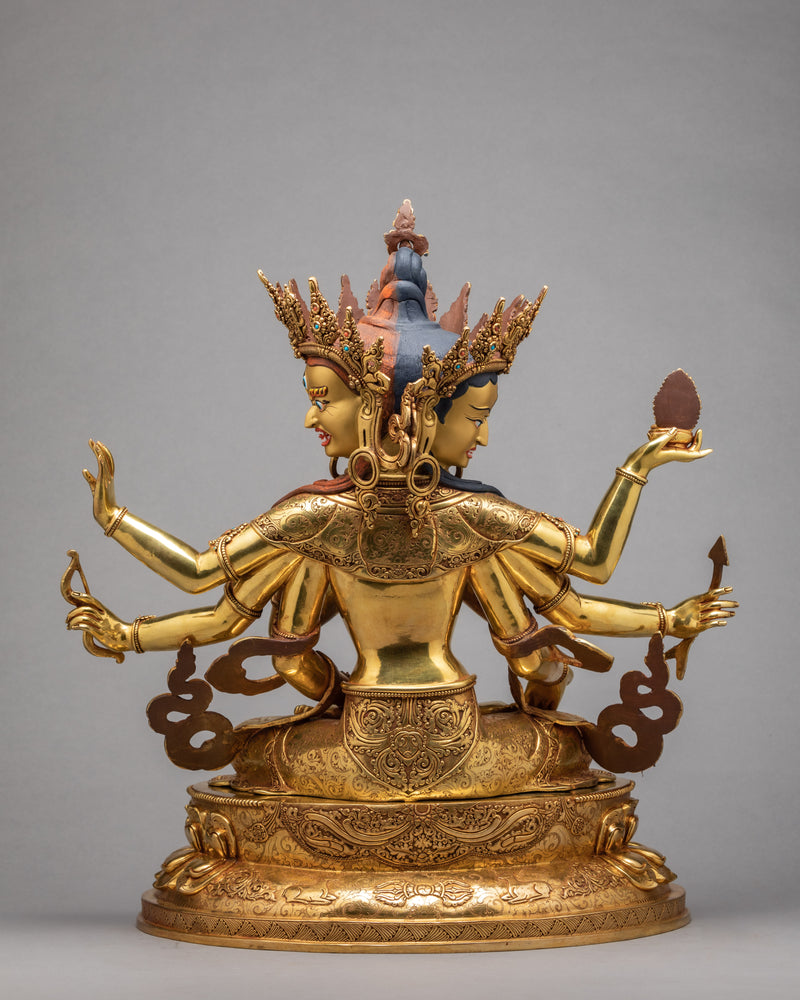 Namgyalma Statue | Buddhist Dakini of Longevity Gold Gilded Art