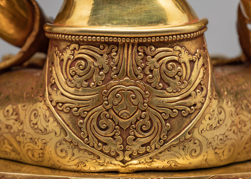 Namgyalma Statue | Buddhist Dakini of Longevity Gold Gilded Art