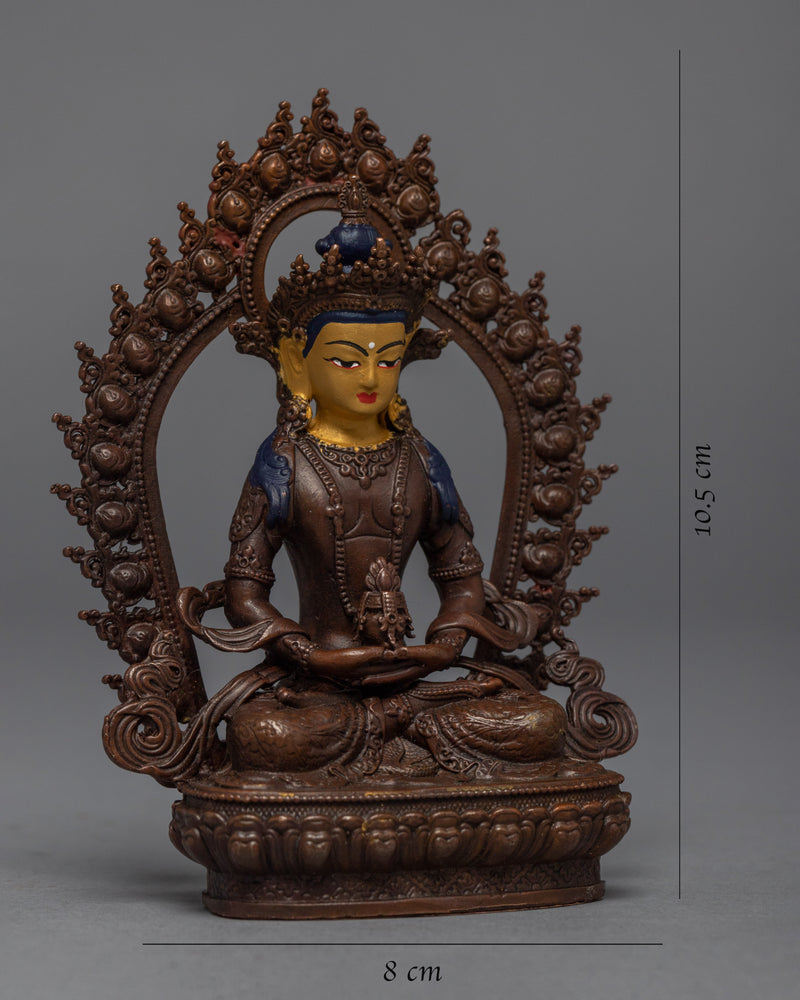Bodhisattva Garden Statue | Gold Gilded Bodhisattva Statue Set