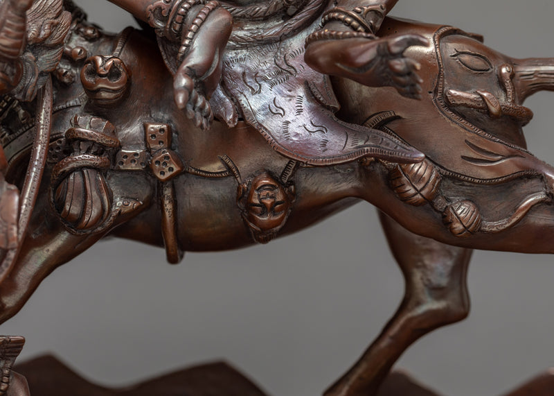 Palden Lhamo | Handcrafted Copper Statue | Termatree