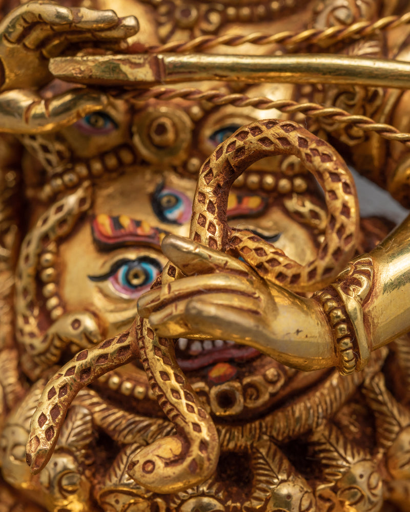 Rahula Statue | 24K Pure Gold Gilded | Buddhist Statue