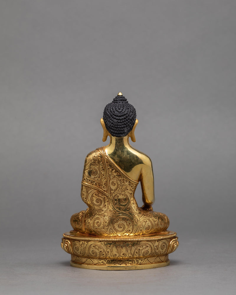 Gautam Buddha Statue | Purely Gold Gilded | Buddha Shakyamuni Statue