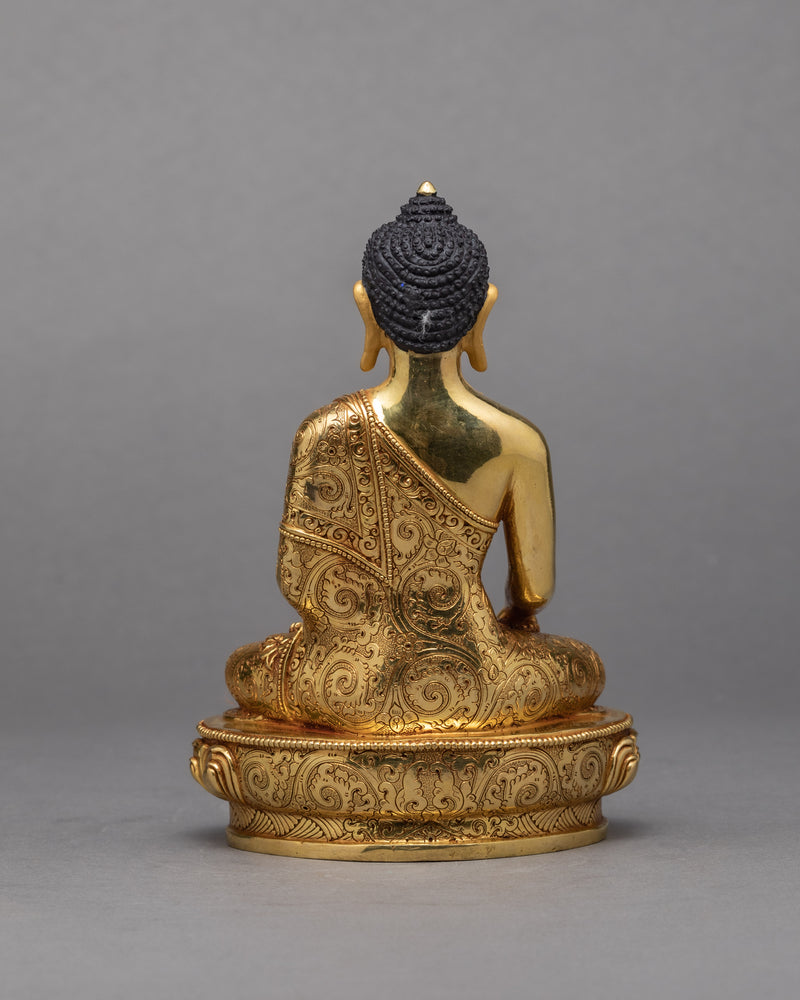 Buddha Statue | Plated With Gold | Gautam Buddha Statue